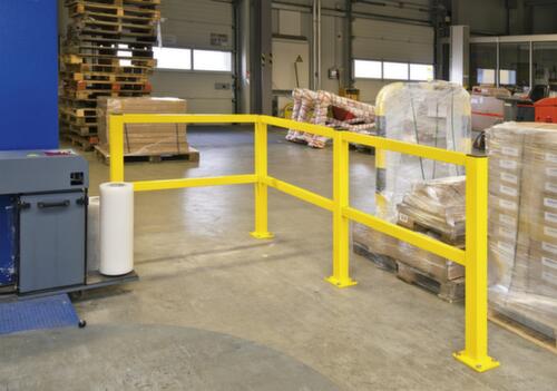 Moravia Rammschutzgeländer-System BLACK BULL S-Line, Querbalken, Länge 1200 mm