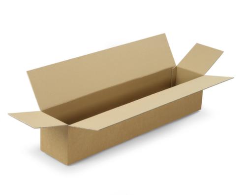 Langer Faltkarton mit Öffnung an Längsseite, 2-wellig, 1000 x 150 x 150 mm