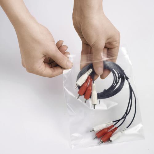 Druckverschlussbeutel, 50 µm, Länge x Breite 180 x 150 mm