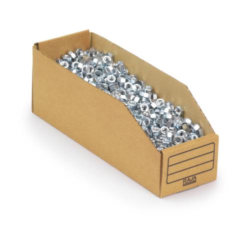 Karton-Regalkasten, Tiefe 301 mm, braun