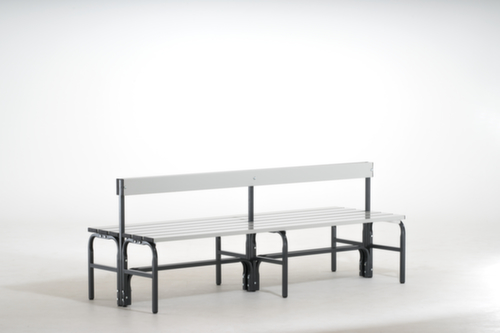 Sypro Umkleidebank mit Aluleisten