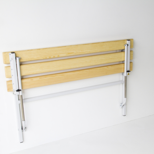 Sypro Umkleide-Klappbank zur Wandmontage