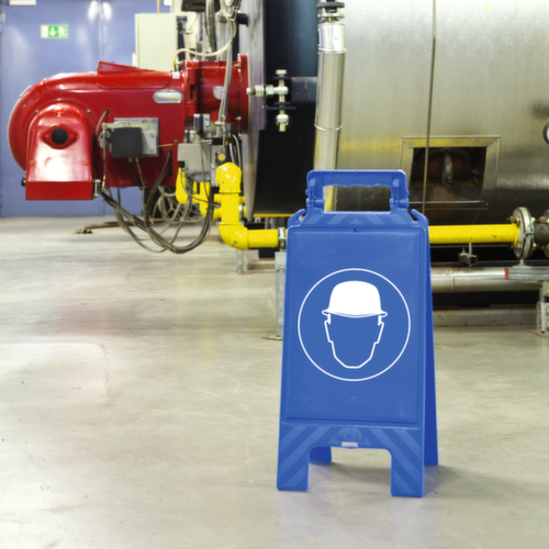 Moravia Warnaufsteller, Bodenaufsteller