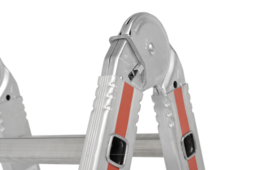 Hymer vierteilige Mehrzweck-Klappleiter SC 40