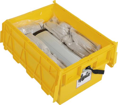 Lithium-Ionen Lagerbehälter mit Brandschutz-Füllmaterial, Inhalt 55 l