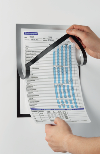 Durable Magnetrahmen DURAFRAME® MAGNETIC NOTE, DIN A4, Rückseite magnetisch