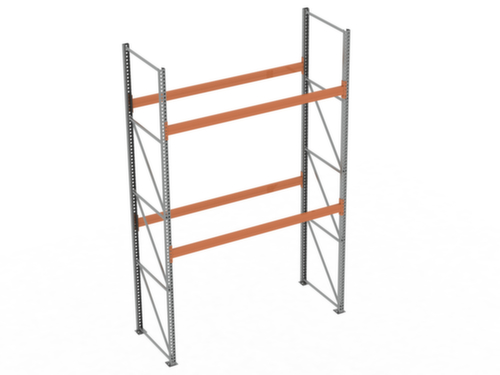 META Palettenregal MULTIPAL für 9 Paletten, 2870 mm breit, 3 Lagerebenen