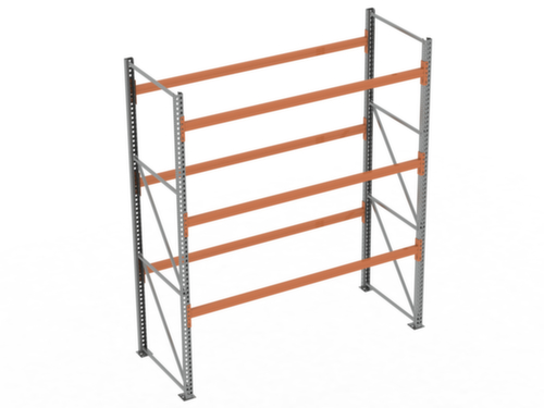 META Palettenregal MULTIPAL für 12 Paletten, 2870 mm breit, 4 Lagerebenen