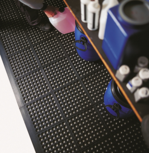 Miltex Arbeitsplatz-Bodenbelag Yoga Octa Basic, Anbaumodul, Länge x Breite 900 x 900 mm