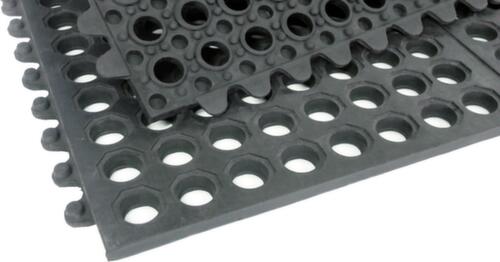 Miltex Arbeitsplatz-Bodenbelag Yoga Octa Basic, Anbaumodul, Länge x Breite 900 x 900 mm