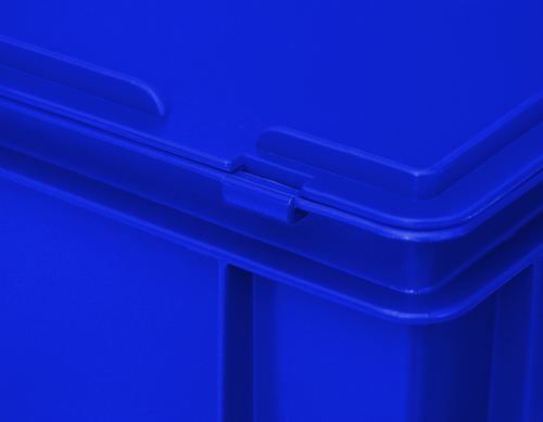 Euronorm-Koffer, blau, HxLxB 185x400x300 mm