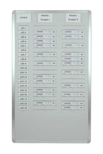 EICHNER Planungstafel Orga-Easy, hellgrau