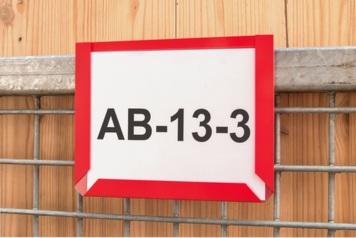 EICHNER Sichttafel, DIN A6, Rückseite magnetisch