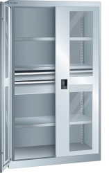 LISTA Schwerlast-Flügeltürenschrank, 2 Schublade(n)