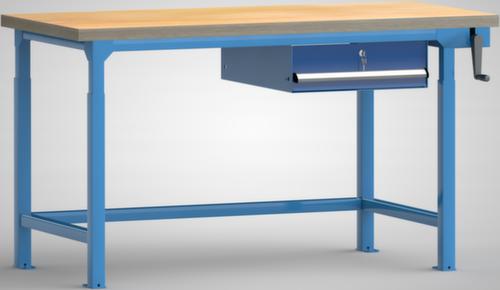 KLW Lutz Höhenverstellbare Werkbank mit Schubladen, 1 Schublade