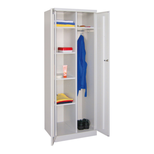PAVOY Kleider-/Wäscheschrank Basis Plus mit 4 Böden, Abteilbreite 300 mm