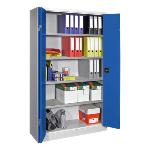 PAVOY Großraum-Falttürenschrank Basis aus Stahlblech