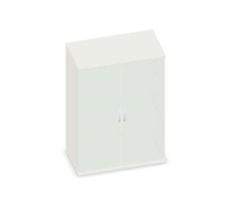 Gera Glastürenschrank Pro, 3 Ordnerhöhen