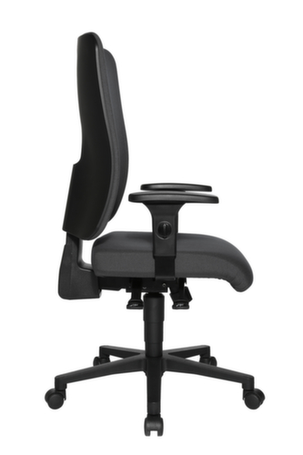 Topstar Bürodrehstuhl Open X (P) mit kaschierter Polsterrückenlehne, anthrazit