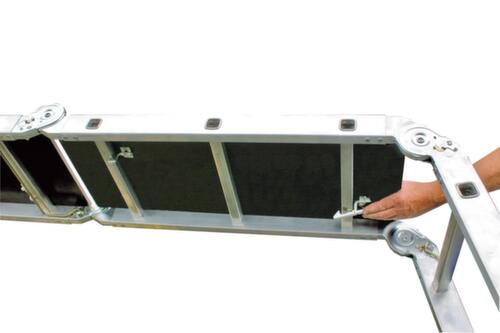 Krause Mehrzweck-Klappleiter STABILO® Professional, 4 x 3 profilierte Sprossen