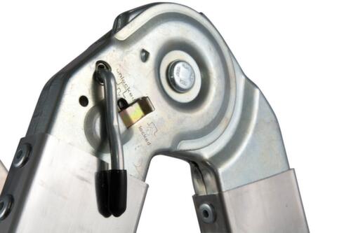 Krause Vierteilige Mehrzweck-Teleskopleiter STABILO® Professional, 4 x 5 profilierte Sprossen