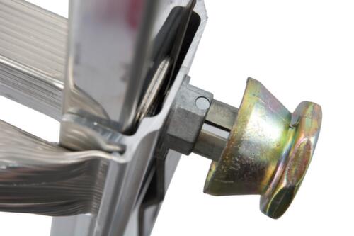 Krause Vierteilige Mehrzweck-Teleskopleiter STABILO® Professional, 4 x 5 profilierte Sprossen