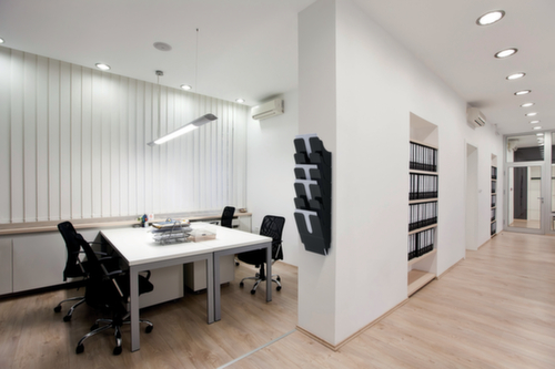 Durable Wandprospekthalter FLEXIPLUS für DIN A4, 6 Ablagen