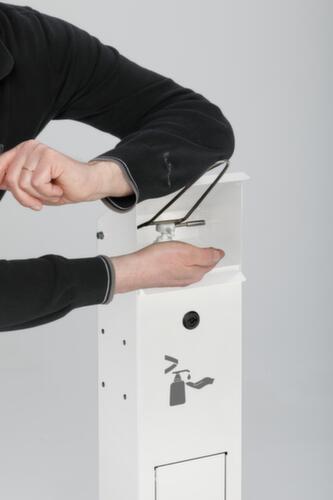 VAR Desinfektionsmittelspender HDS 115 für den Außenbereich, mit Armhebel