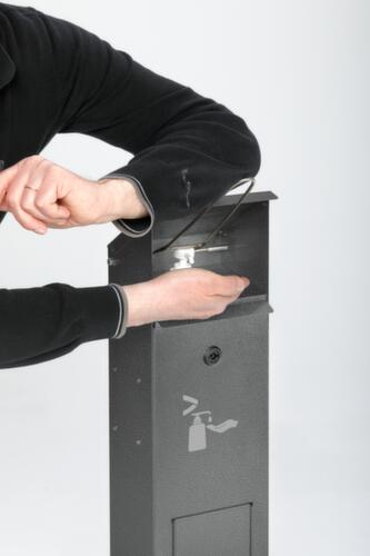 VAR Desinfektionsmittelspender HDS 115 für den Außenbereich, mit Armhebel