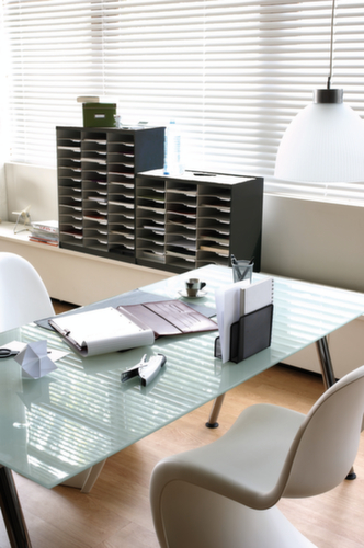 Paperflow Stapelbare Sortierstation, Höhe x Breite x Tiefe 791 x 674 x 308 mm