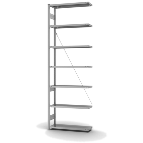 hofe System-Steckregal in mittelschwerer Bauart, Höhe x Breite x Tiefe 3000 x 1010 x 335 mm, 7 Böden
