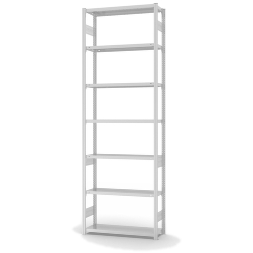 hofe Traversenregal in Standard Bauart, Höhe x Breite x Tiefe 3000 x 1060 x 335 mm, 7 Böden