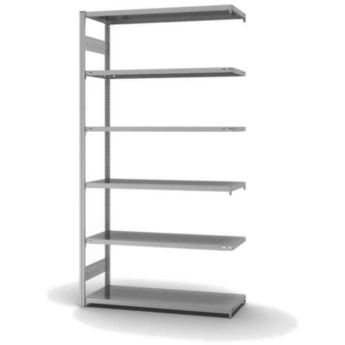 hofe Traversenregal in Standard Bauart, Höhe x Breite x Tiefe 2500 x 1310 x 535 mm, 6 Böden