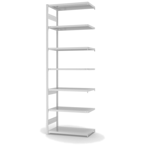 hofe Traversenregal in mittelschwerer Bauart, Höhe x Breite x Tiefe 3000 x 1010 x 535 mm, 7 Böden