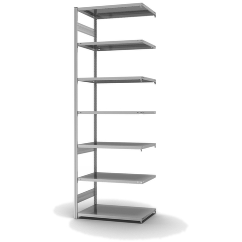 hofe Traversenregal in mittelschwerer Bauart, Höhe x Breite x Tiefe 3000 x 1010 x 635 mm, 7 Böden