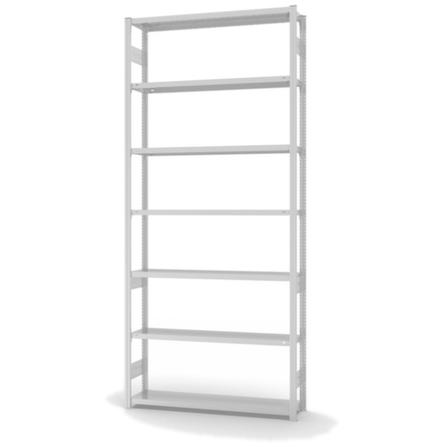 hofe Traversenregal in mittelschwerer Bauart, Höhe x Breite x Tiefe 3000 x 1360 x 335 mm, 7 Böden