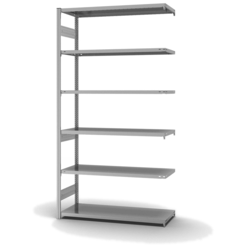 hofe Traversenregal in mittelschwerer Bauart, Höhe x Breite x Tiefe 2500 x 1310 x 535 mm, 6 Böden