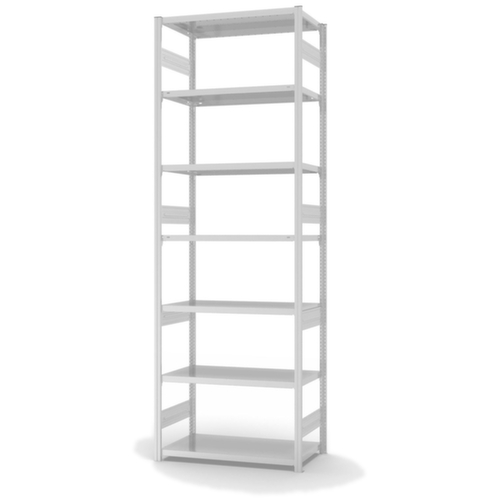 hofe Traversenregal in schwerer Bauart, Höhe x Breite x Tiefe 3000 x 1060 x 535 mm, 7 Böden