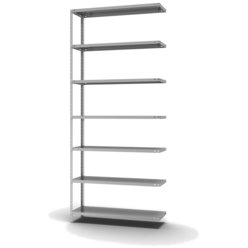 hofe Schraubregal Anbaufeld, 7 Böden, mit korrosionsschützender Zinkbeschichtung