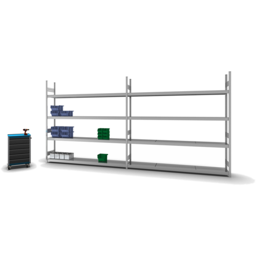 hofe Weitspannregal mit Stahlböden