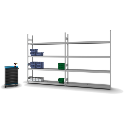 hofe Weitspannregal mit Stahlböden