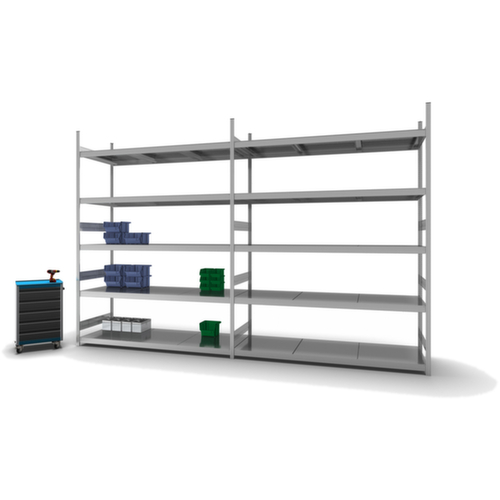 hofe Weitspannregal mit Stahlböden
