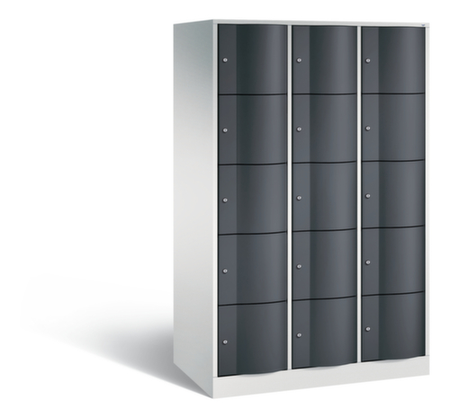 C+P Schließfachschrank Resisto, 15 Fächer