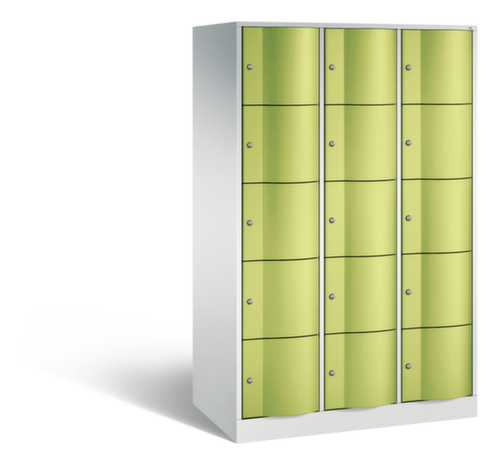 C+P Schließfachschrank Resisto, 15 Fächer