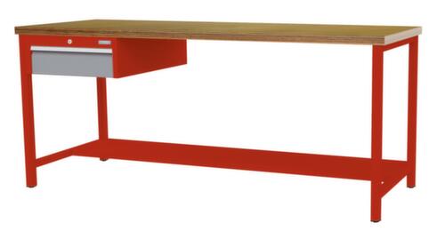 Bedrunka + Hirth Werkbank, 1 Schublade, 1/2 Ablageboden