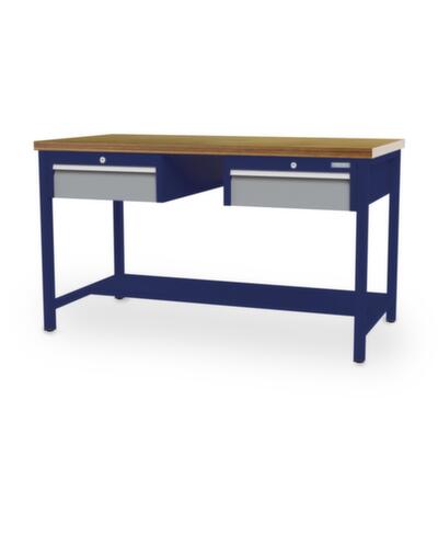 Bedrunka + Hirth Werkbank, 2 Schubladen, 1/2 Ablageboden