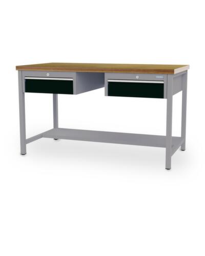 Bedrunka + Hirth Werkbank, 2 Schubladen, 1/2 Ablageboden