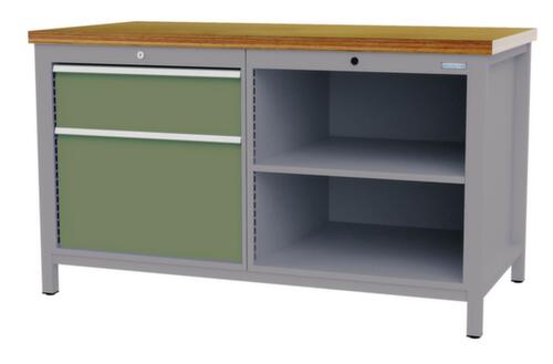 Bedrunka + Hirth Werkbank, 1 Schublade, 1 Schrank, 2 Ablageböden