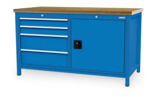 Bedrunka + Hirth Werkbank, 4 Schubladen, 1 Schrank