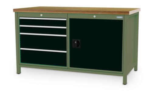 Bedrunka + Hirth Werkbank, 4 Schubladen, 1 Schrank